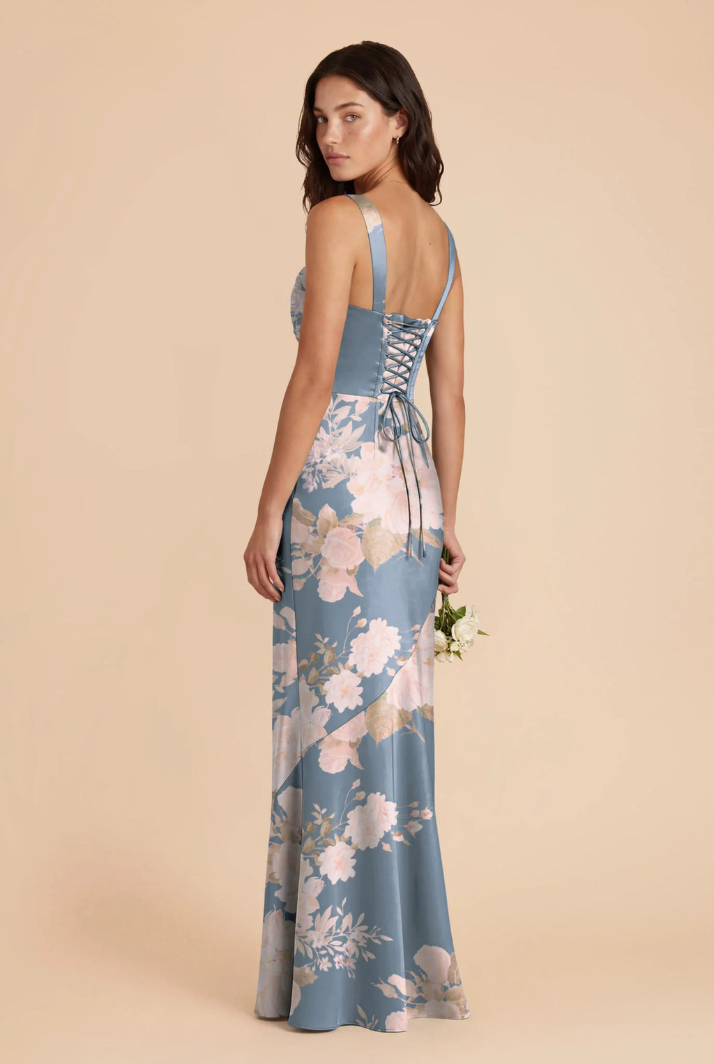 Colette Dusty Blue Romantic Bouquet alternate view 1 bridesmaid dress