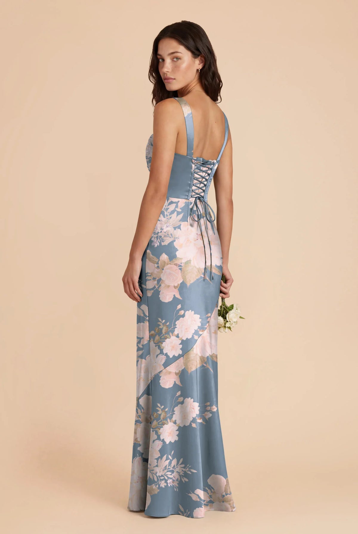 Colette Dusty Blue Romantic Bouquet alternate view 1 bridesmaid dress
