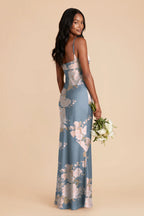 Noelle Dusty Blue Romantic Bouquet alternate view 1 bridesmaid dress