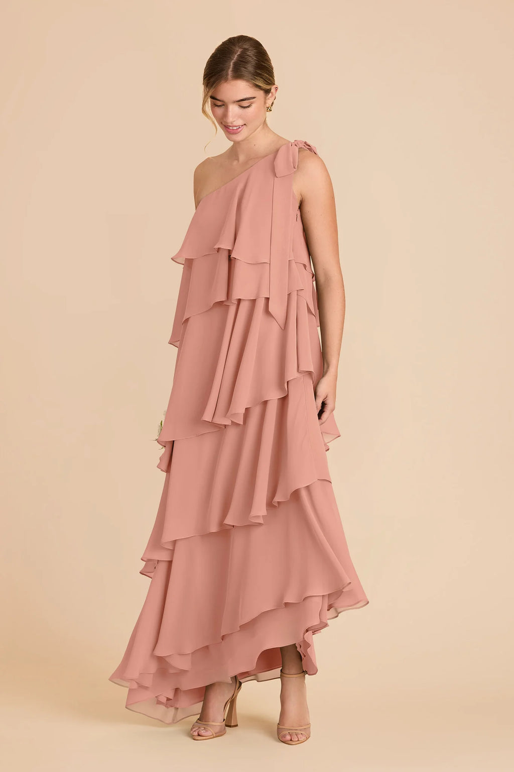 Marisol Dusty Rose alternate view 1 bridesmaid dress