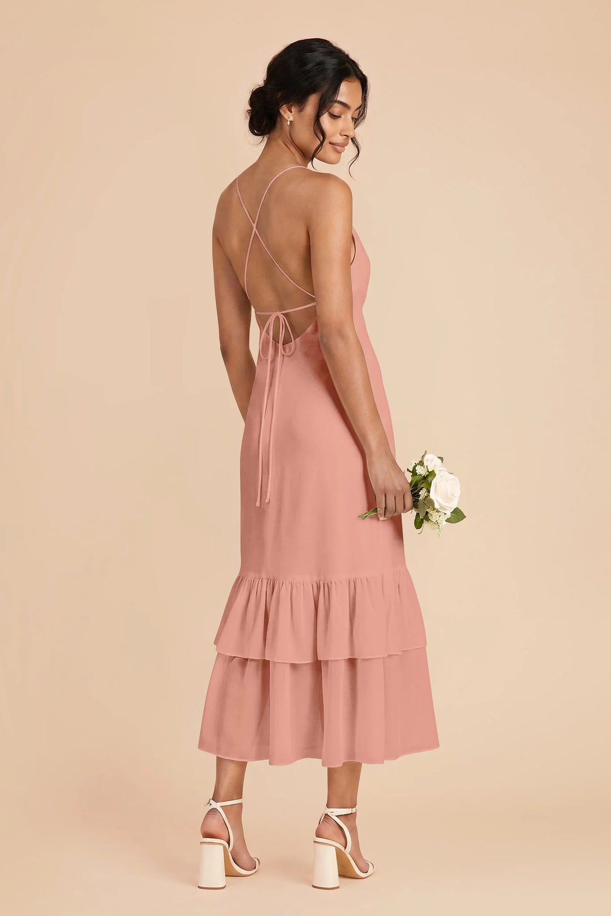 Liora Dusty Rose alternate view 2 bridesmaid dress