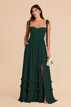 Daphne Emerald alternate view 3 bridesmaid dress