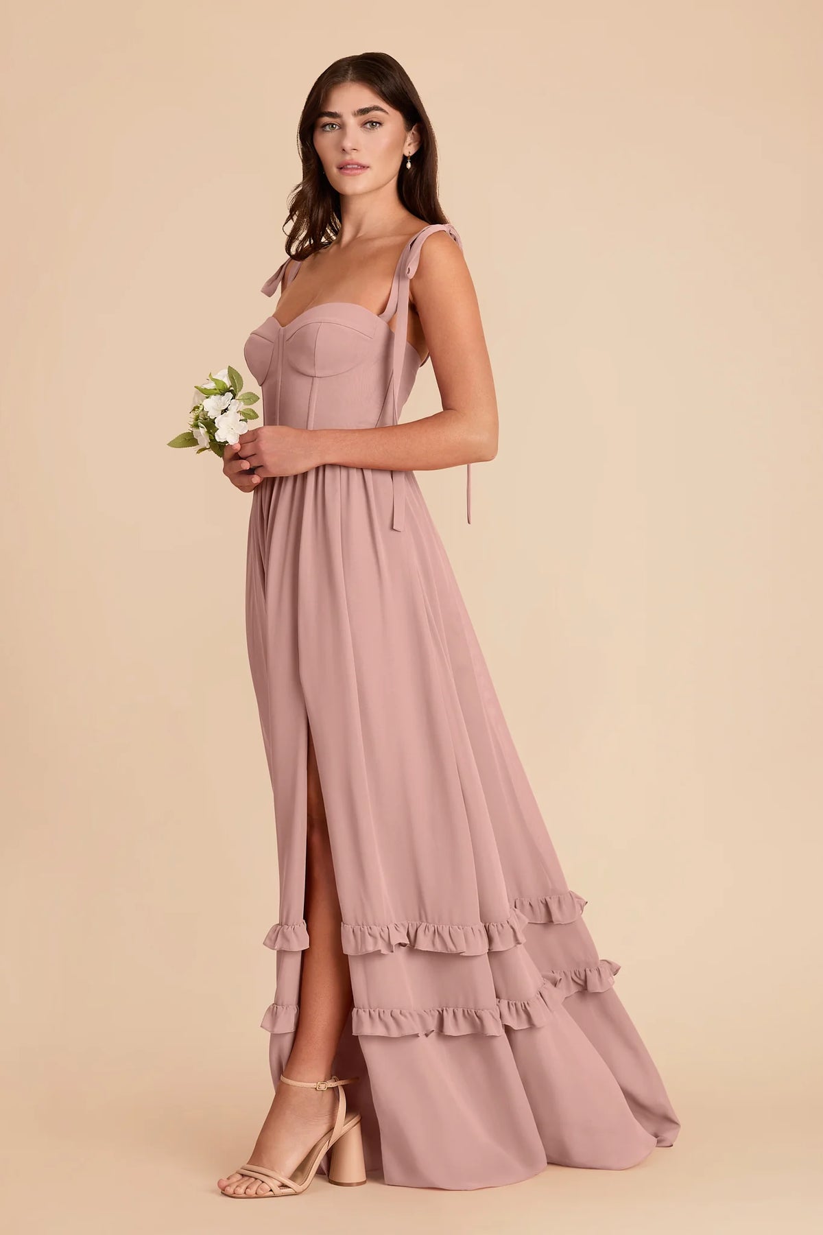 Daphne English Rose alternate view 3 bridesmaid dress