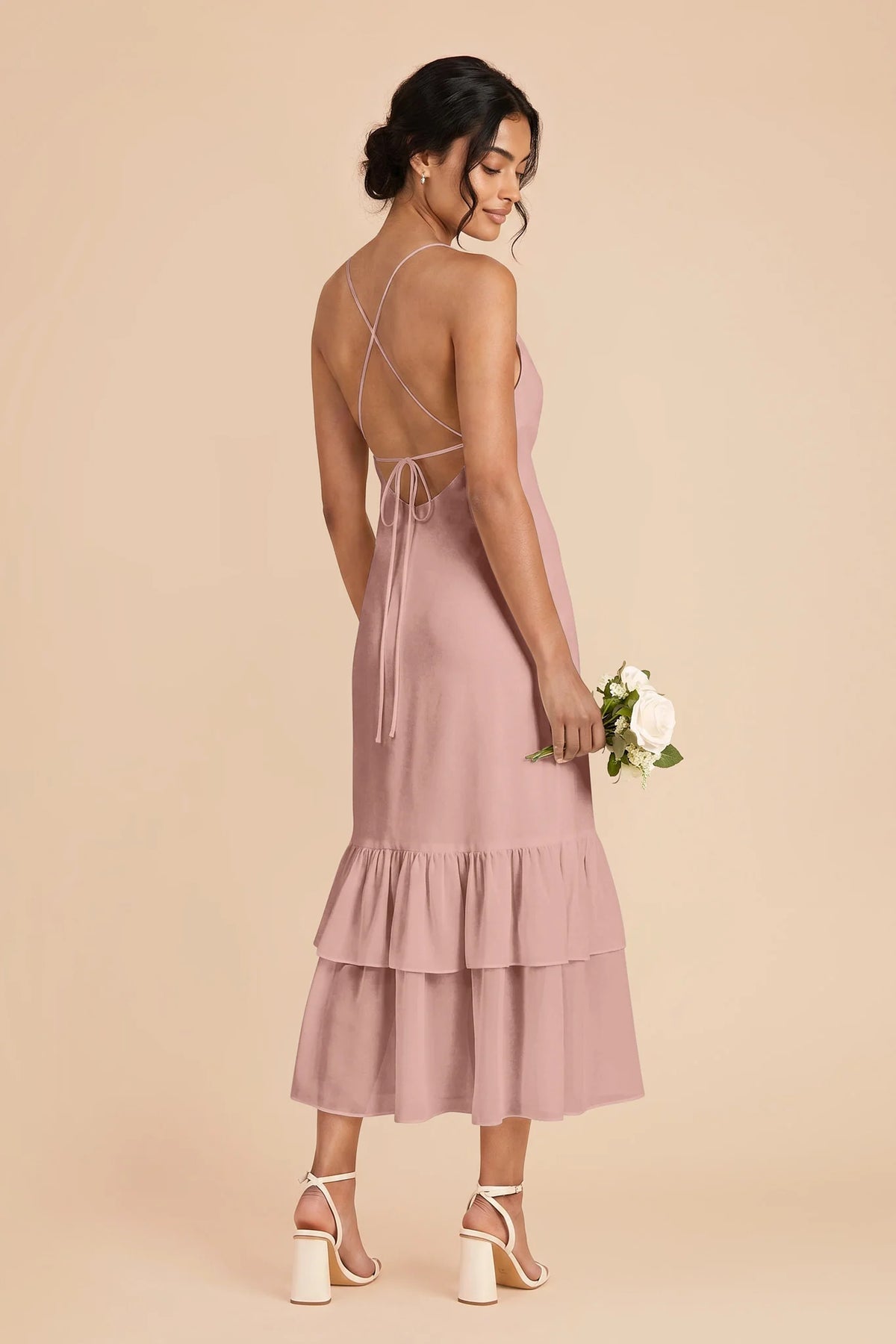Liora English Rose alternate view 2 bridesmaid dress