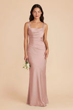 Colette English Rose front view bridesmaid dress