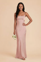 Noelle English Rose front view bridesmaid dress