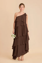 Marisol Espresso front view bridesmaid dress