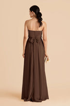 Elodie Espresso alternate view 2 bridesmaid dress