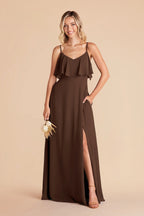 Genevieve Espresso alternate view 2 bridesmaid dress