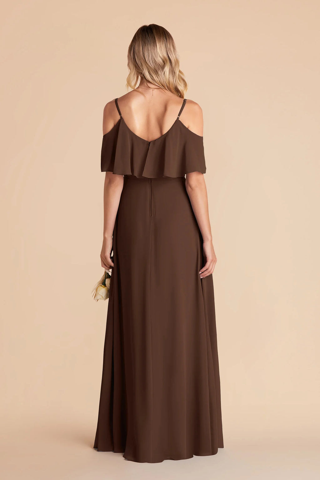 Genevieve Espresso alternate view 4 bridesmaid dress