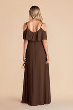 Genevieve Espresso alternate view 4 bridesmaid dress