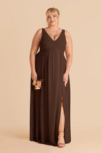 Annelise Espresso alternate view 1 bridesmaid dress