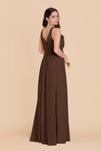 Annelise Espresso alternate view 3 bridesmaid dress