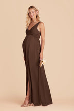 Annelise Espresso alternate view 5 bridesmaid dress