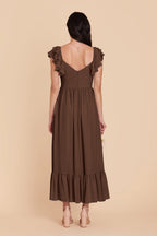 Talia Espresso alternate view 4 bridesmaid dress