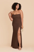Odessa Espresso alternate view 6 bridesmaid dress