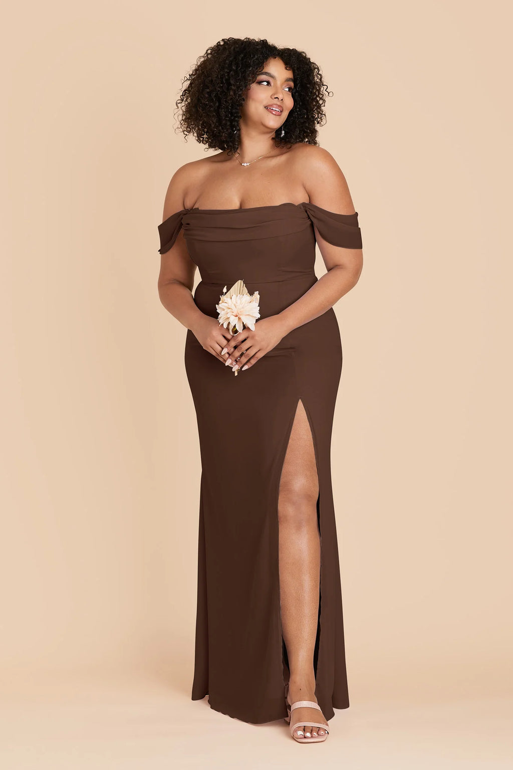 Odessa Espresso alternate view 7 bridesmaid dress