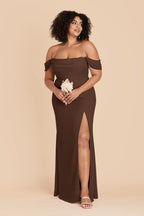 Odessa Espresso alternate view 7 bridesmaid dress