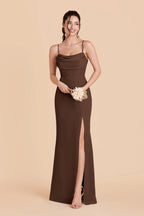Odessa Espresso alternate view 3 bridesmaid dress