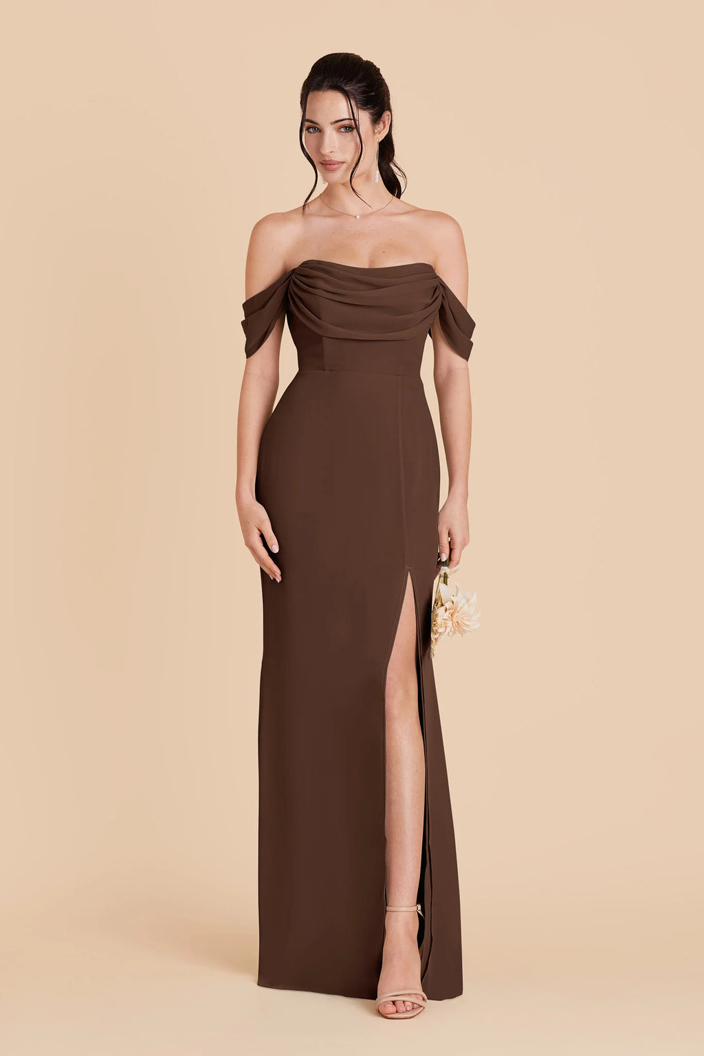 Odessa Espresso alternate view 4 bridesmaid dress