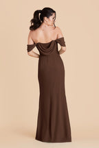 Odessa Espresso alternate view 5 bridesmaid dress