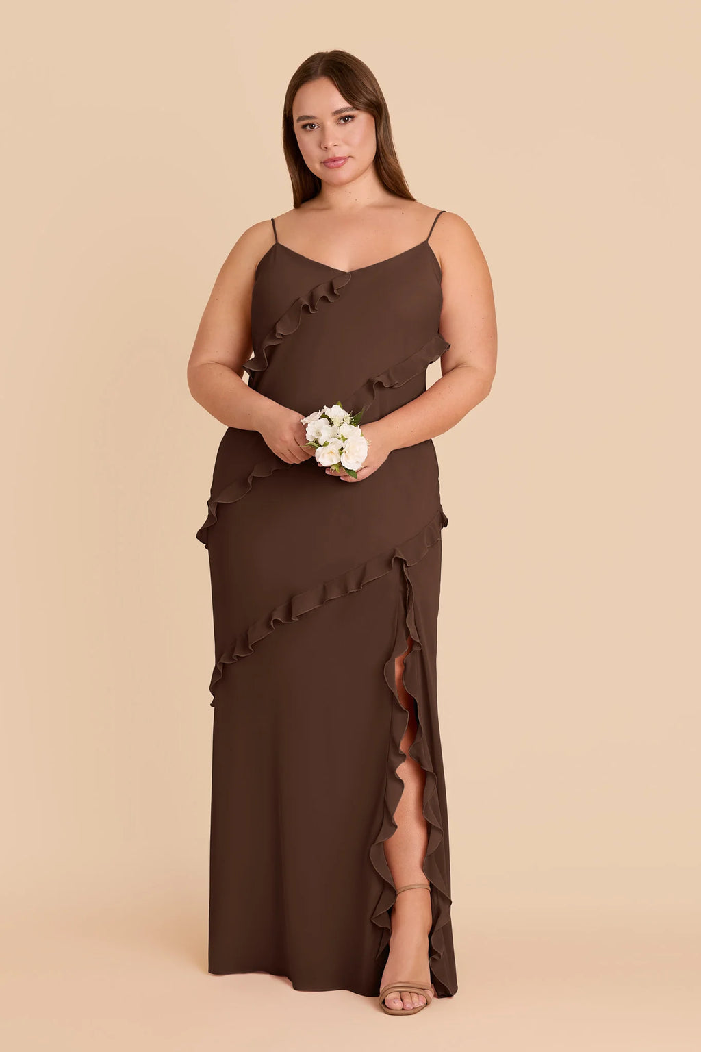 Vivienne Espresso alternate view 1 bridesmaid dress