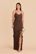 Vivienne Espresso alternate view 2 bridesmaid dress