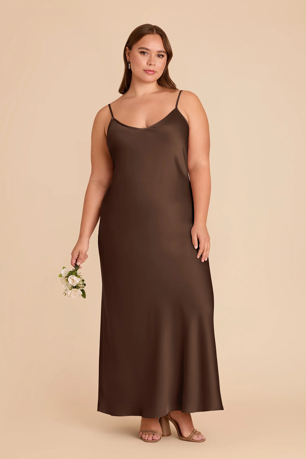 Amara Espresso alternate view 1 bridesmaid dress