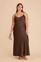 Amara Espresso alternate view 1 bridesmaid dress