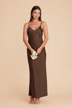 Amara Espresso alternate view 2 bridesmaid dress