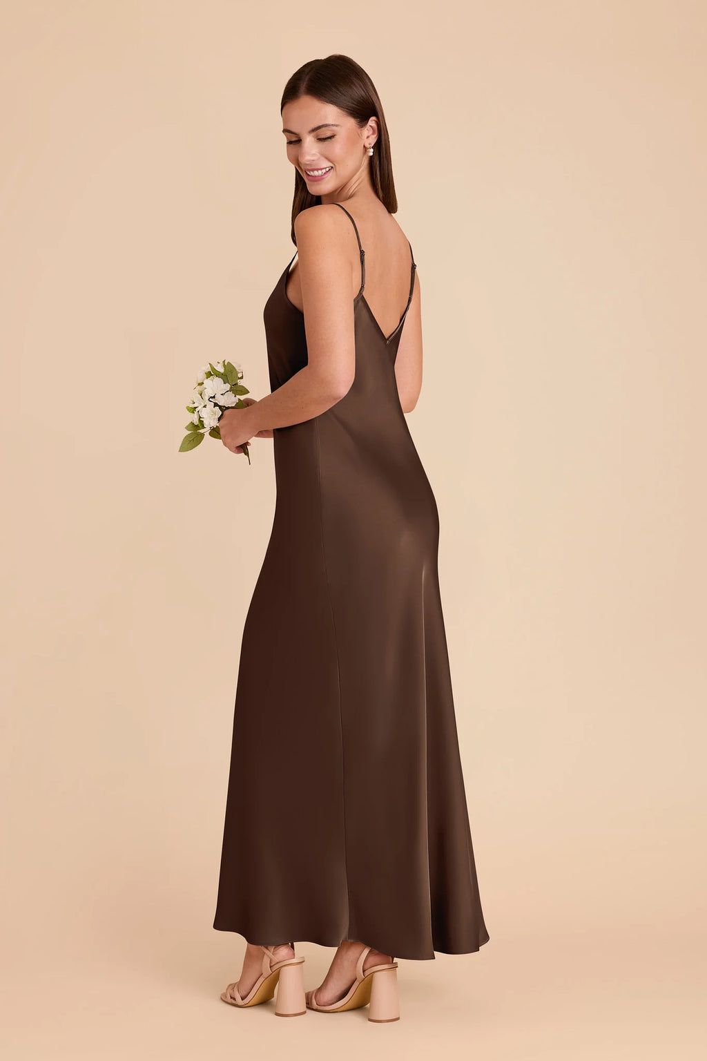 Amara Espresso alternate view 3 bridesmaid dress