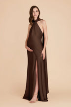 Camille Espresso alternate view 2 bridesmaid dress