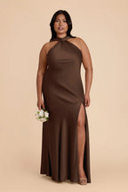 Camille Espresso alternate view 1 bridesmaid dress