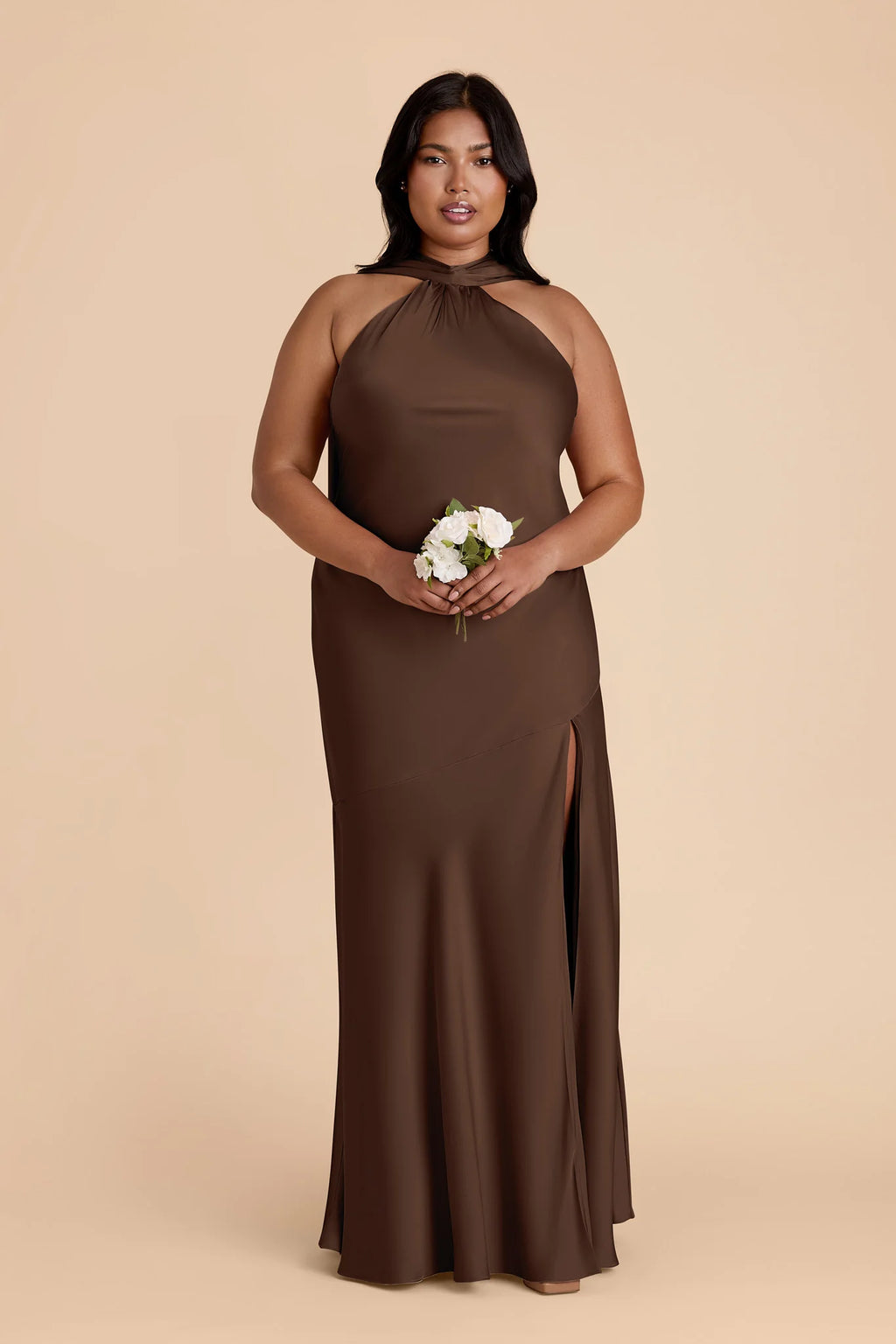 Camille Espresso alternate view 7 bridesmaid dress
