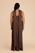 Camille Espresso back view bridesmaid dress