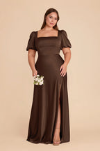 Selene Espresso alternate view 1 bridesmaid dress