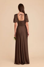 Selene Espresso alternate view 3 bridesmaid dress