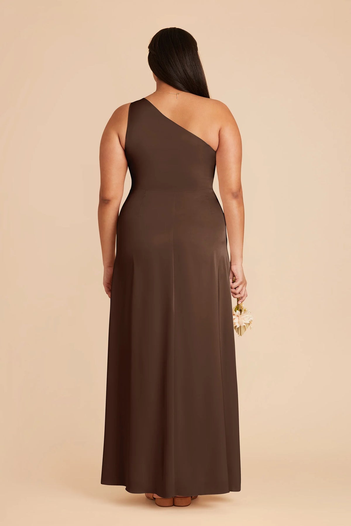 Briar Espresso back view bridesmaid dress