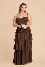 Calista Espresso alternate view 5 bridesmaid dress