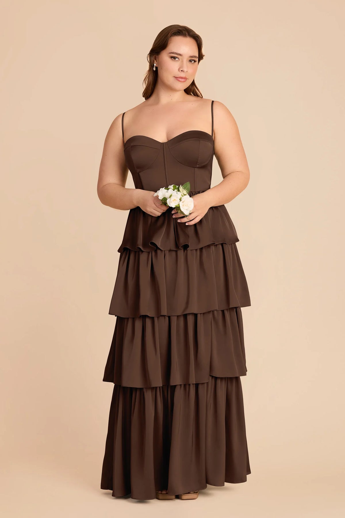 Calista Espresso alternate view 5 bridesmaid dress