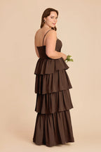 Calista Espresso alternate view 6 bridesmaid dress
