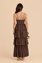 Calista Espresso alternate view 4 bridesmaid dress