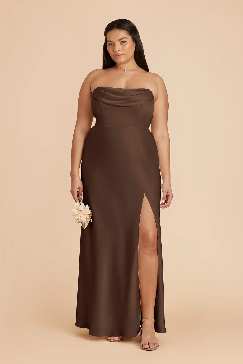 Corinne Espresso alternate view 6 bridesmaid dress