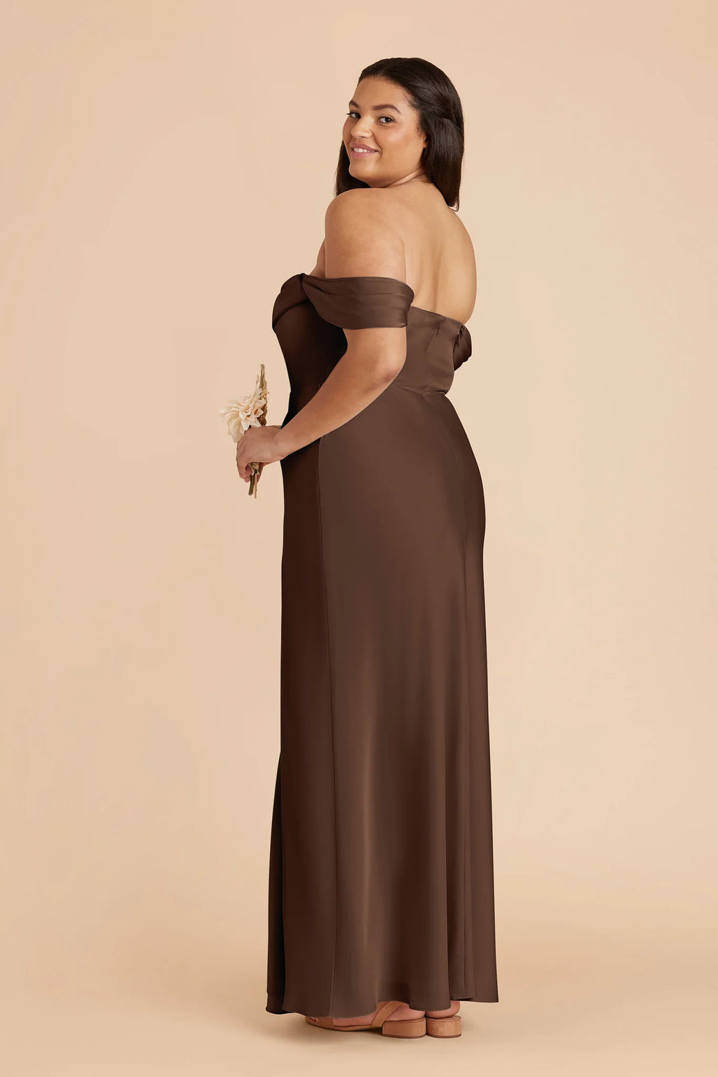 Corinne Espresso alternate view 9 bridesmaid dress