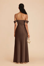 Corinne Espresso alternate view 5 bridesmaid dress