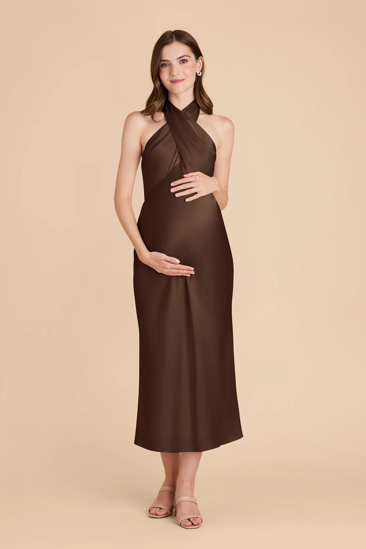 Seraphine Espresso alternate view 2 bridesmaid dress