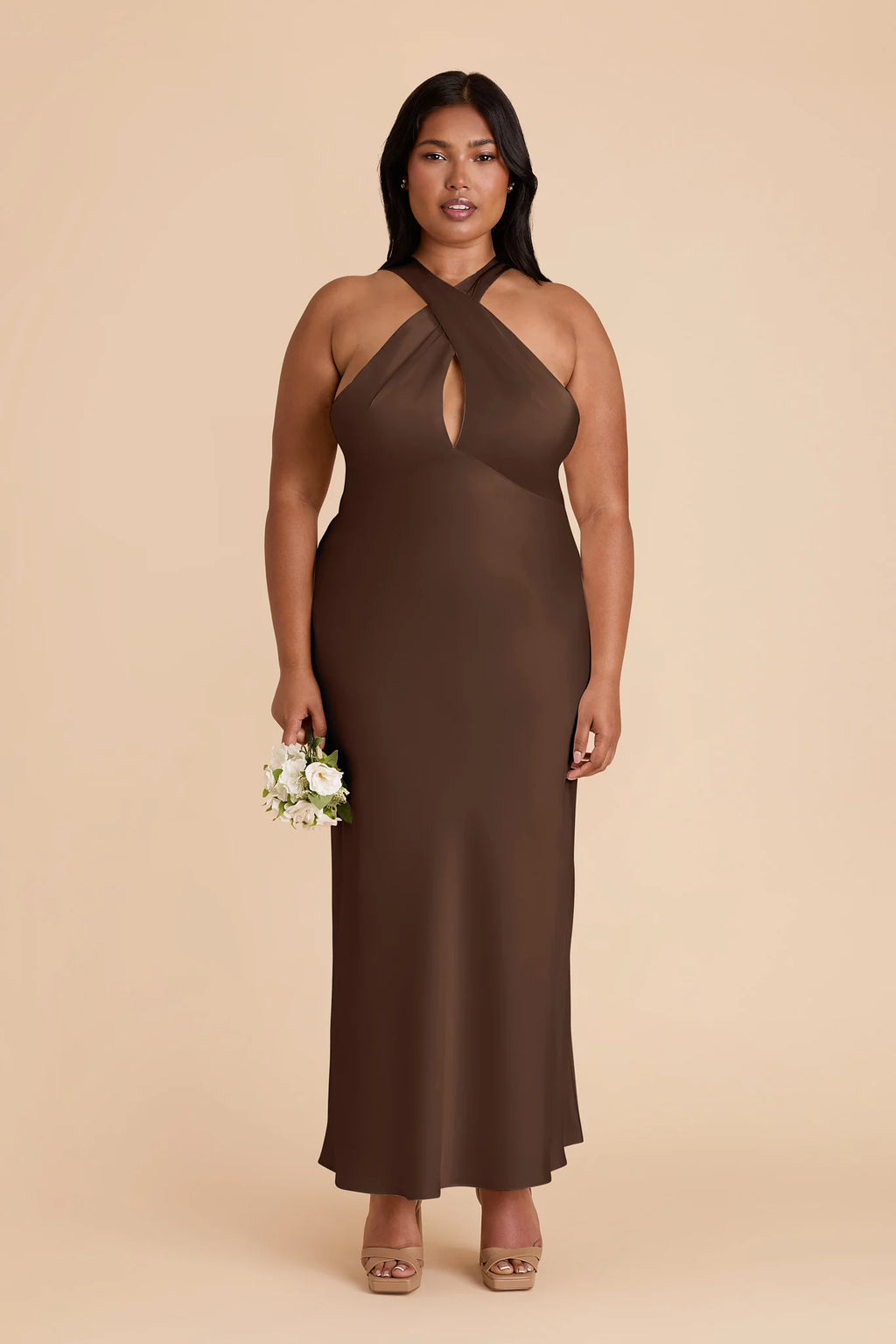Seraphine Espresso alternate view 1 bridesmaid dress