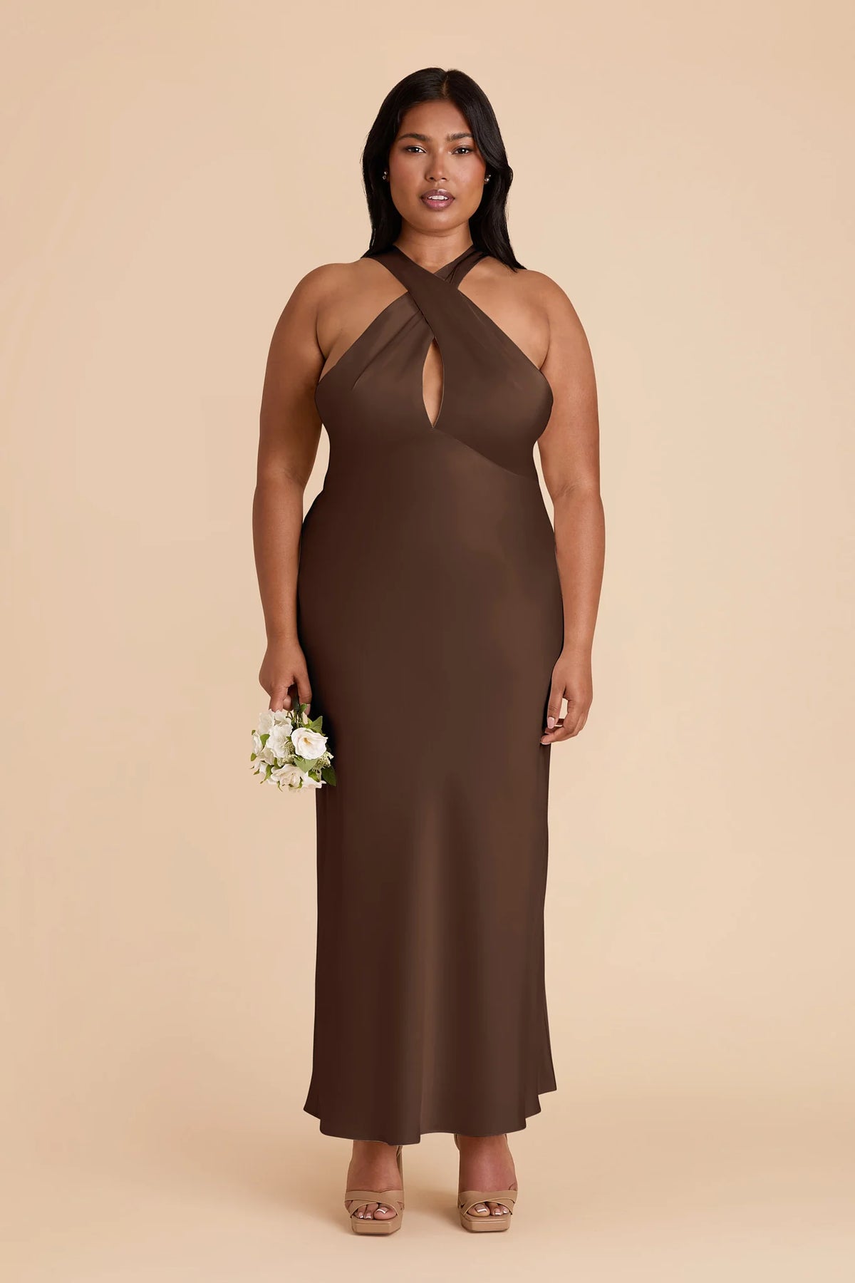 Seraphine Espresso alternate view 1 bridesmaid dress