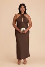 Seraphine Espresso alternate view 6 bridesmaid dress