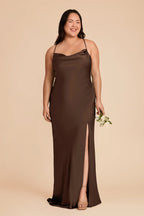 Estelle Espresso alternate view 1 bridesmaid dress